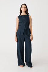 Phoebe Linen Lyocell Vest Top