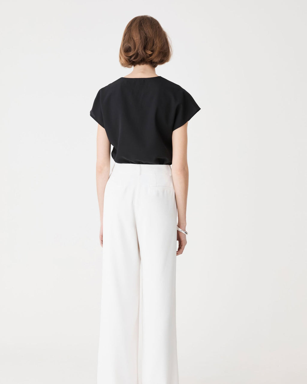 Jane Pleated Neck Top