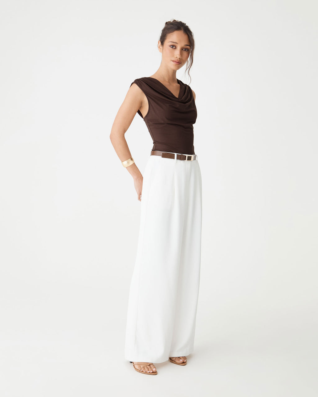 Shayna Bamboo Cowl Top