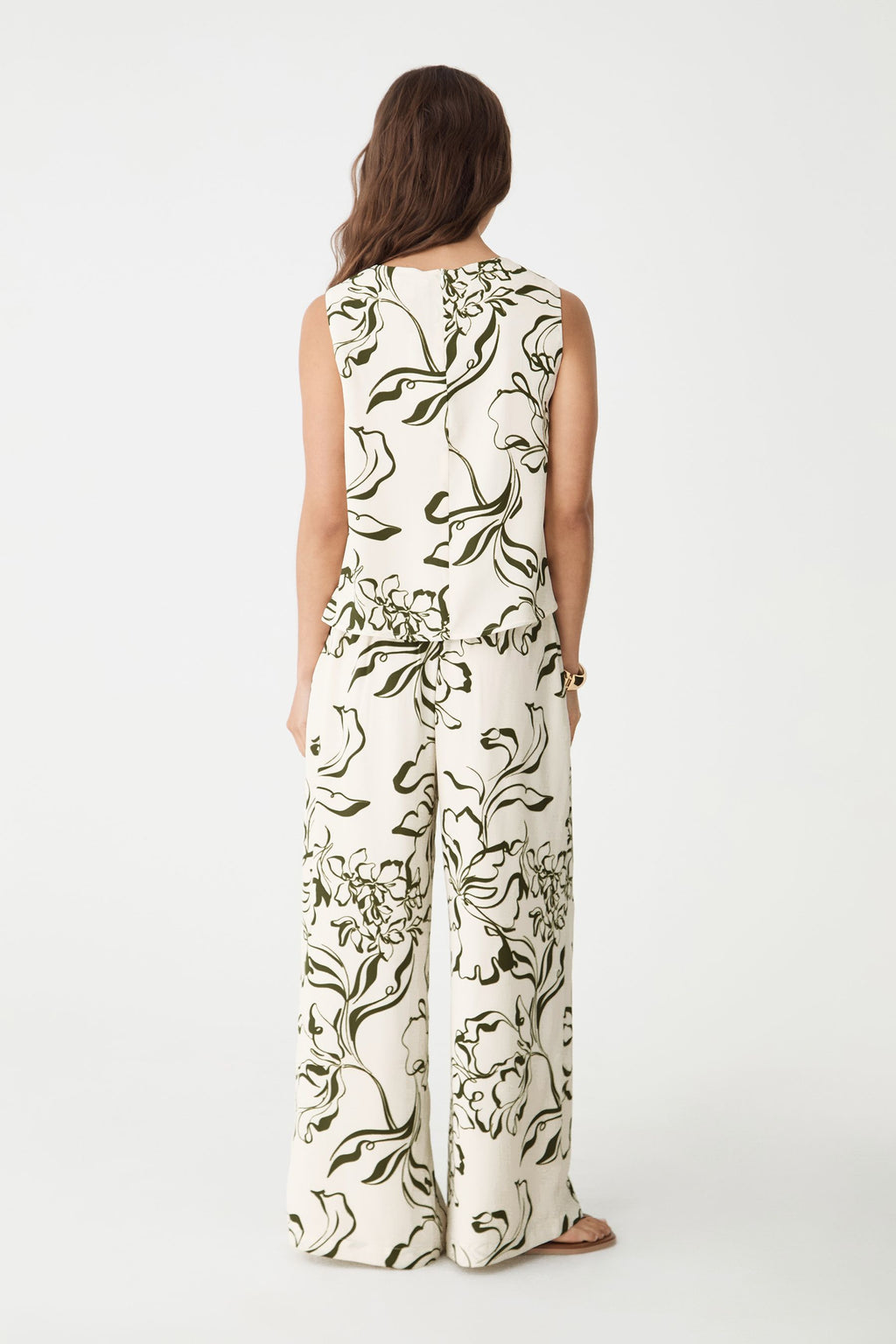 Natalie Sleeveless Floral Top
