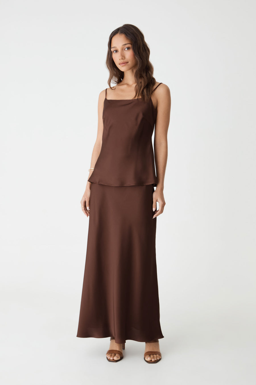 Lindsay Bias Satin Cami