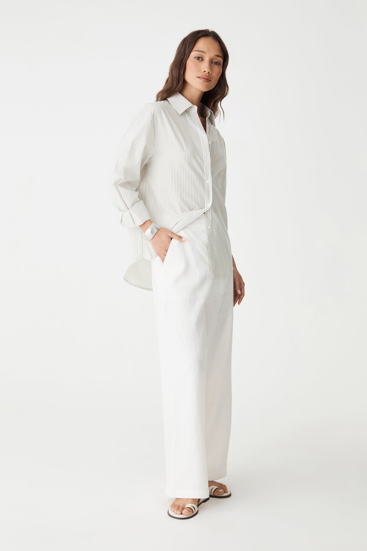 Samara 2 Cotton Striped Shirt