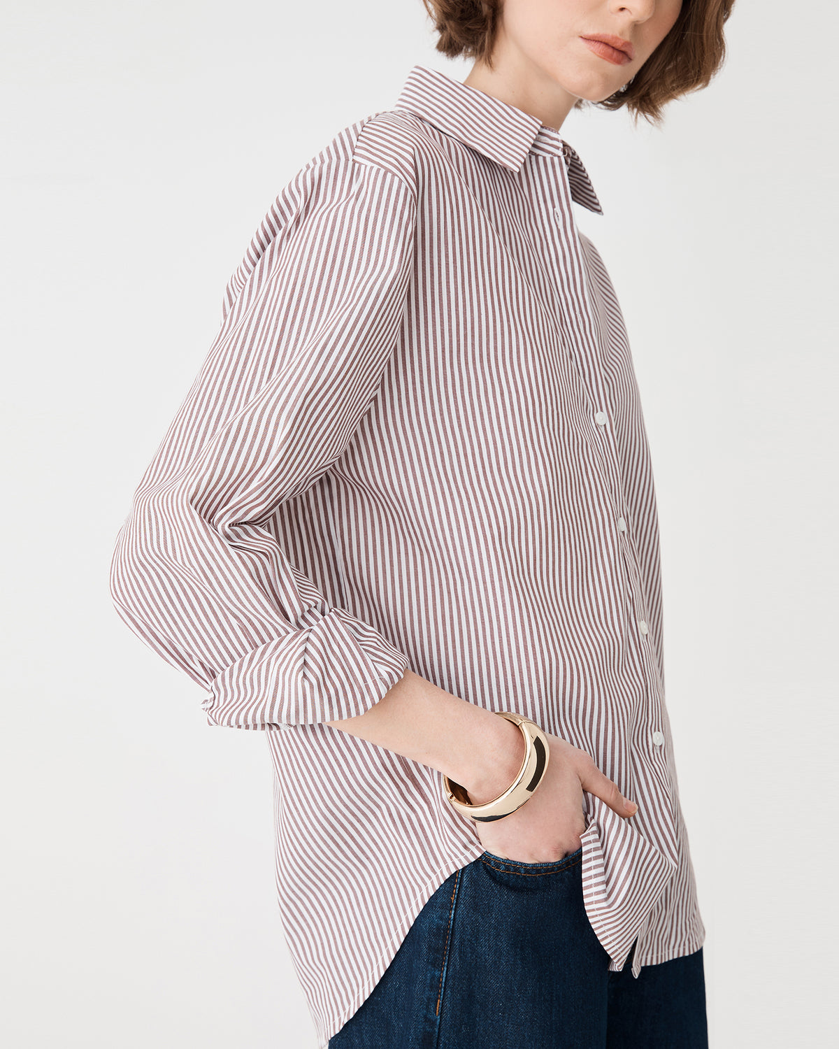 Samara 2 Cotton Striped Shirt