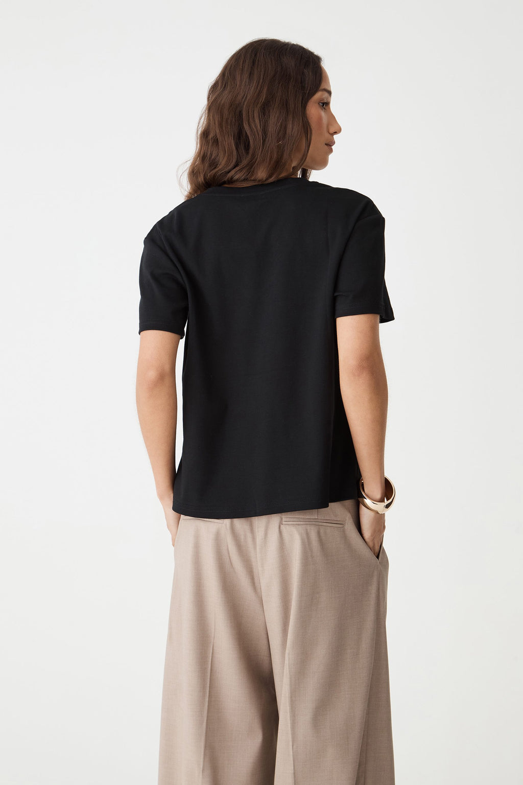May V-Neck Cotton T-Shirt