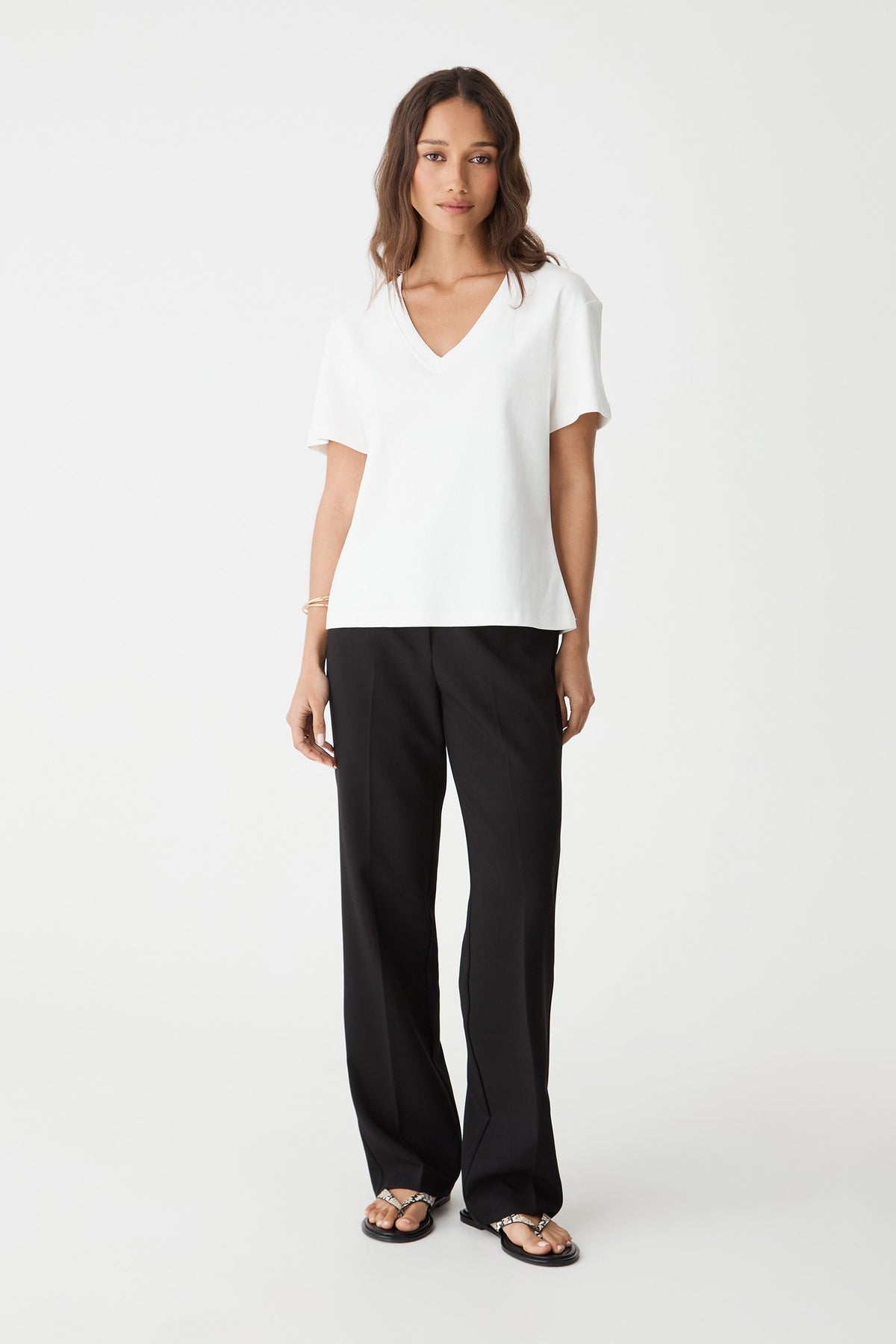 May V-Neck Cotton T-Shirt