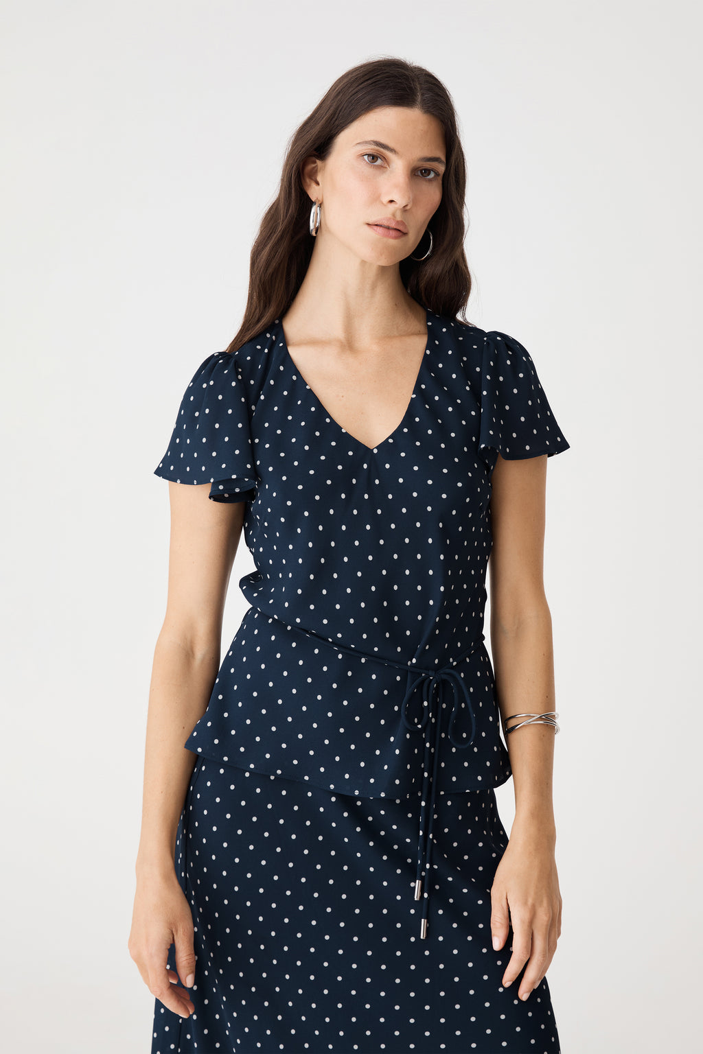 Danielle Frill Sleeve Top