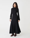 Nevaeh Bell Sleeve Knit in black — full-length view