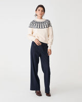 Dale Patch Pocket Pants in dark navy — full-length view