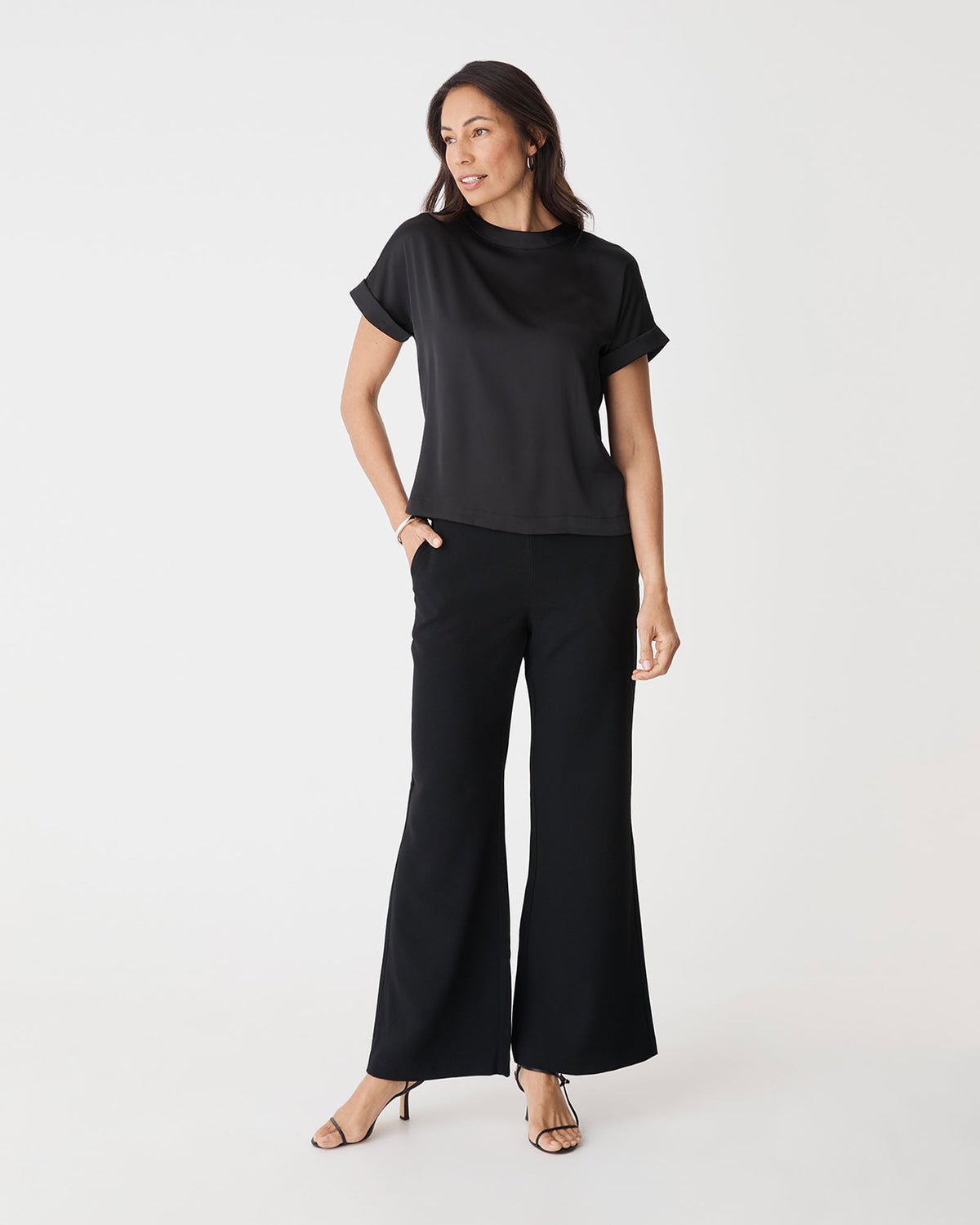 Cameron Satin Tee — view 2