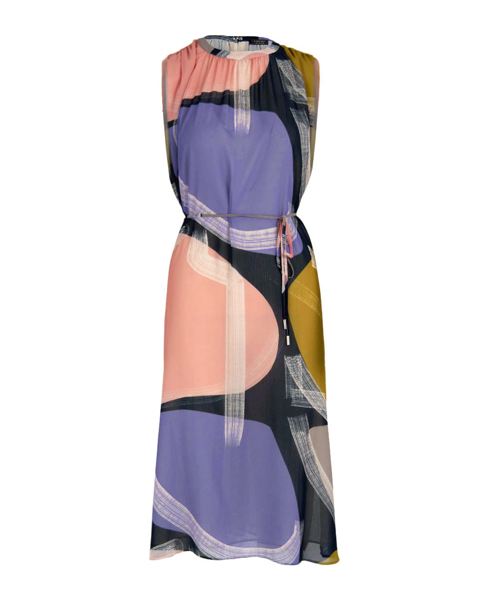 Susana Printed Dress in multi — product-only view