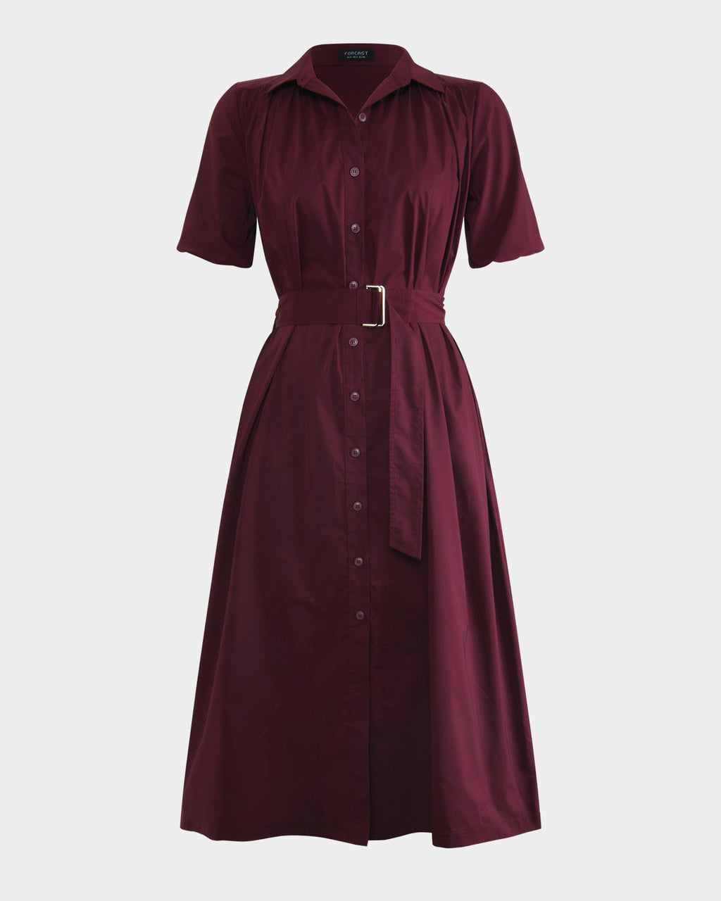 Dallia Shirt Dress in plum — view 6
