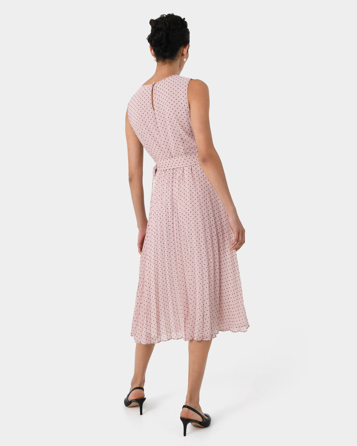 Ruth Belted Polkadot Dress