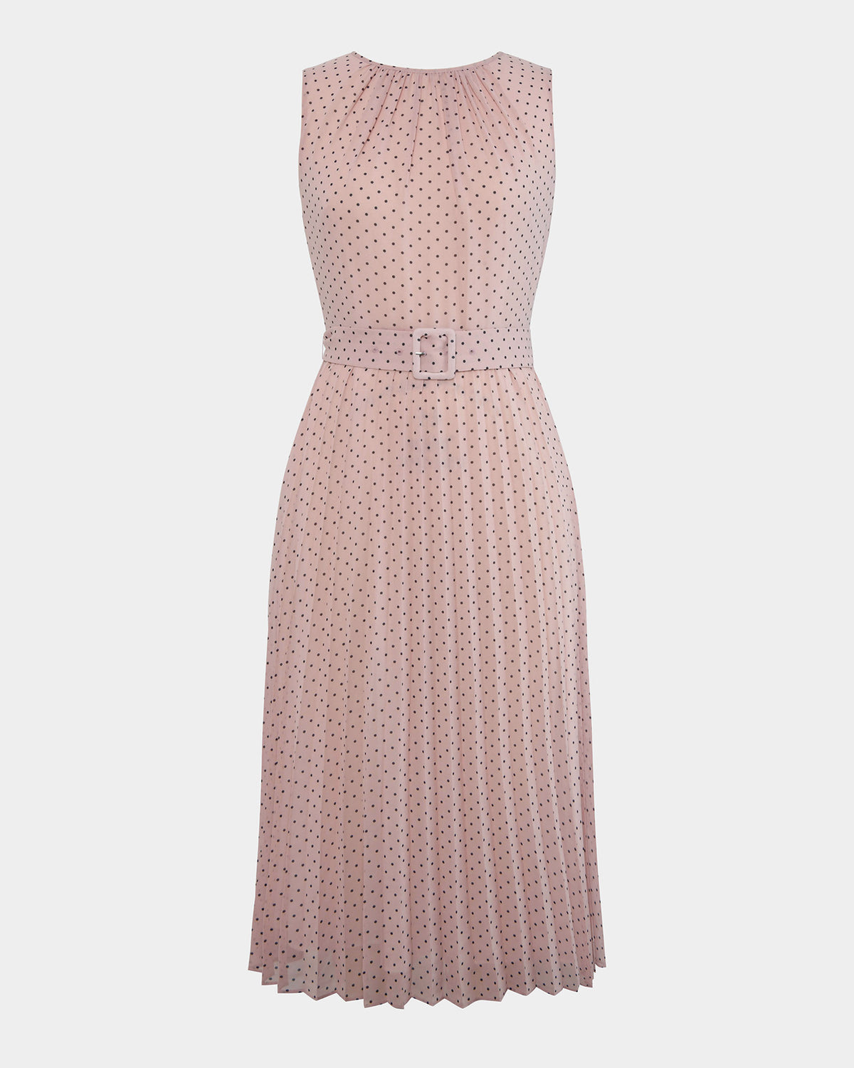 Ruth Belted Polkadot Dress
