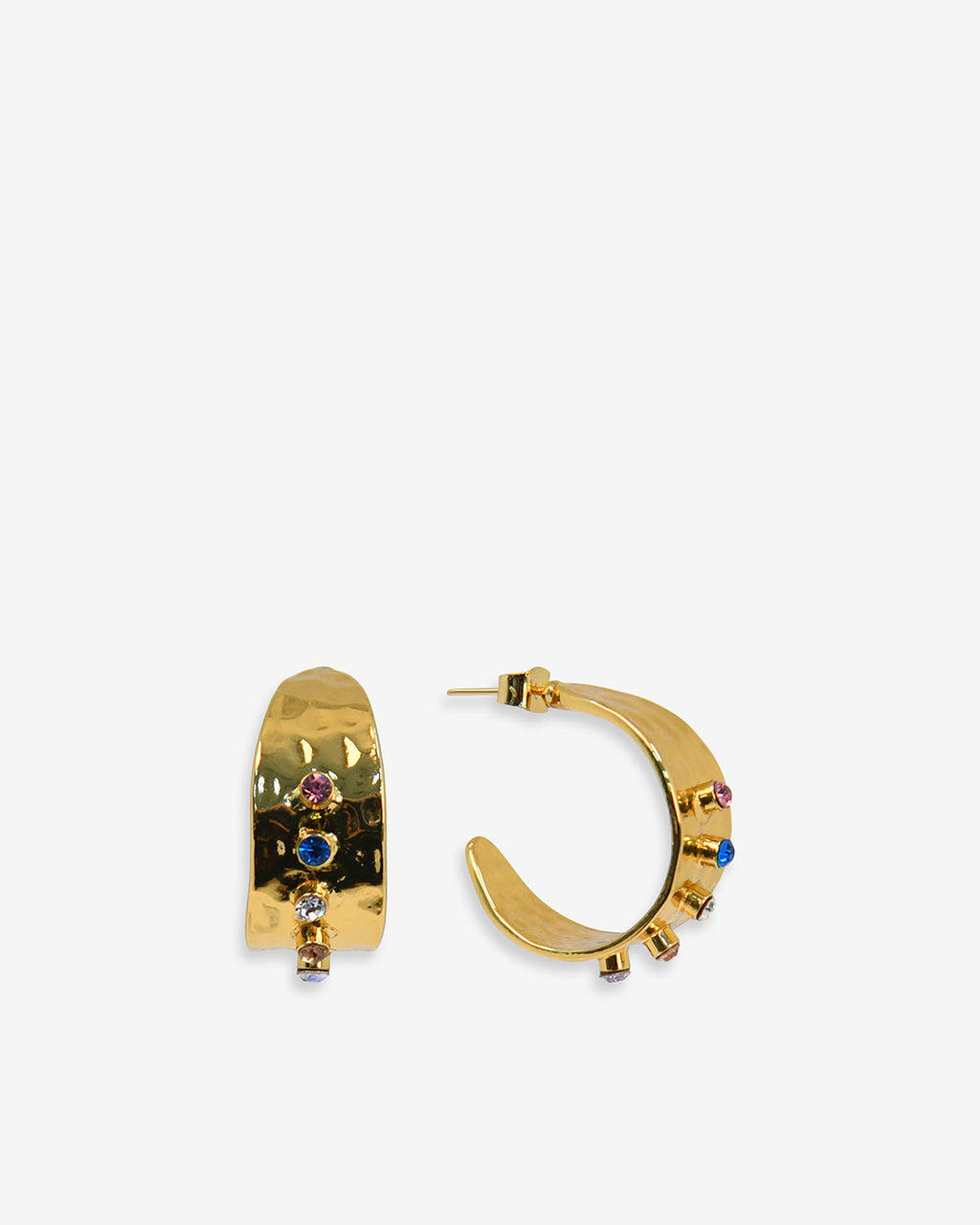 Amaris Gold Hoop Earrings