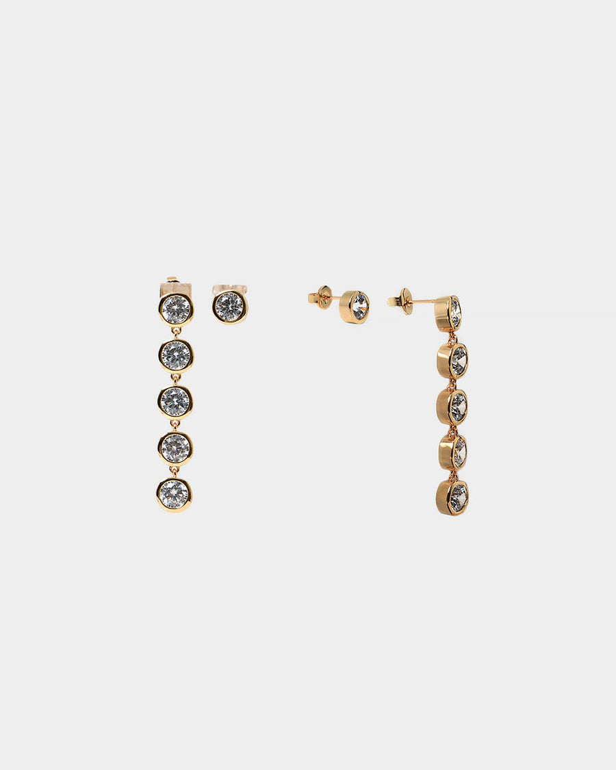Jemma 16k Gold 2pc Earring Set