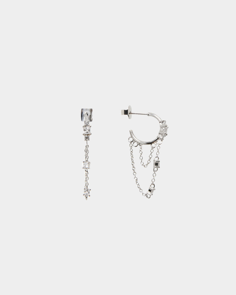 Sade Silver Plated Earring