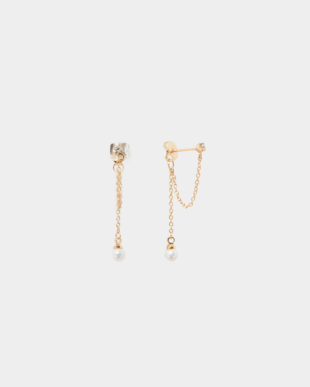 Camila Pearl 16k Pltd Earrings