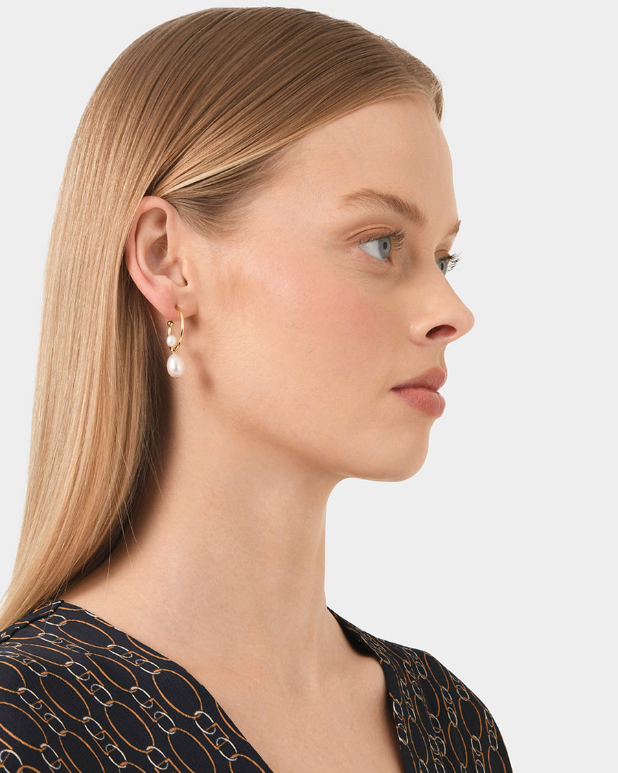 Gina 16k Gold Plated Earring