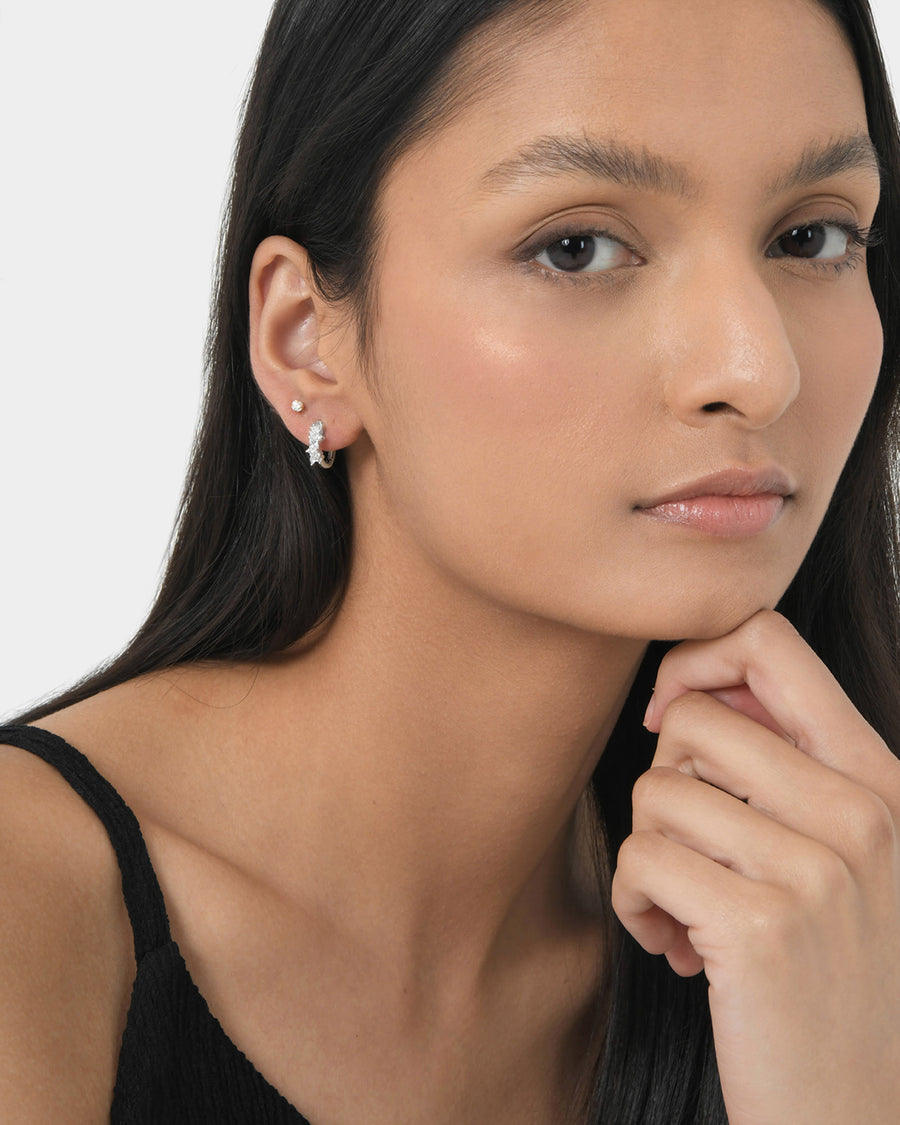 Morroco Silver Earrings