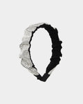 Cindy Crystal Headband in silver — view 1