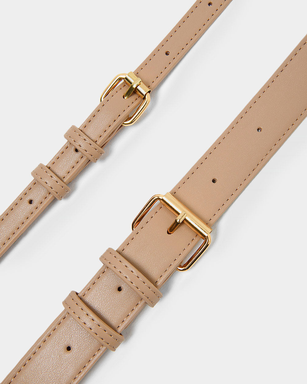 Everlina 2 Strap Bag in nude — fabric detail 5