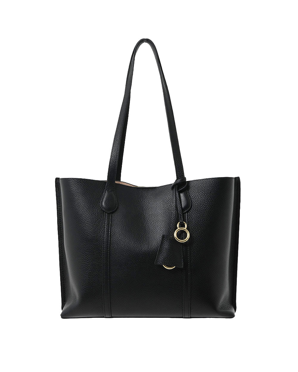 Arden 2 Leather Tote Bag in black — product-only view