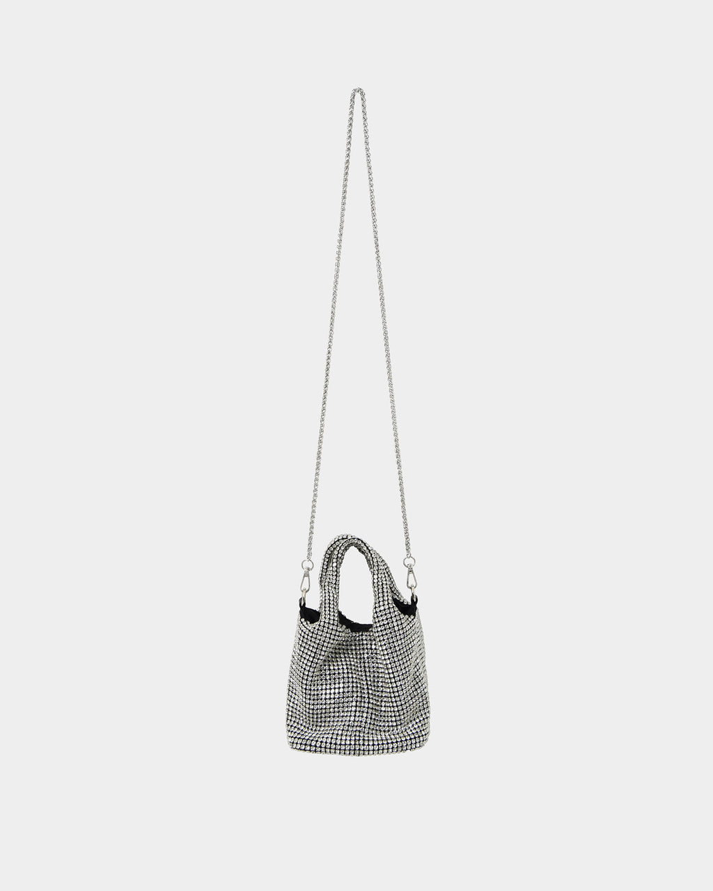 Kendall Crystal 2 Way Bag in metallic — product-only view 2