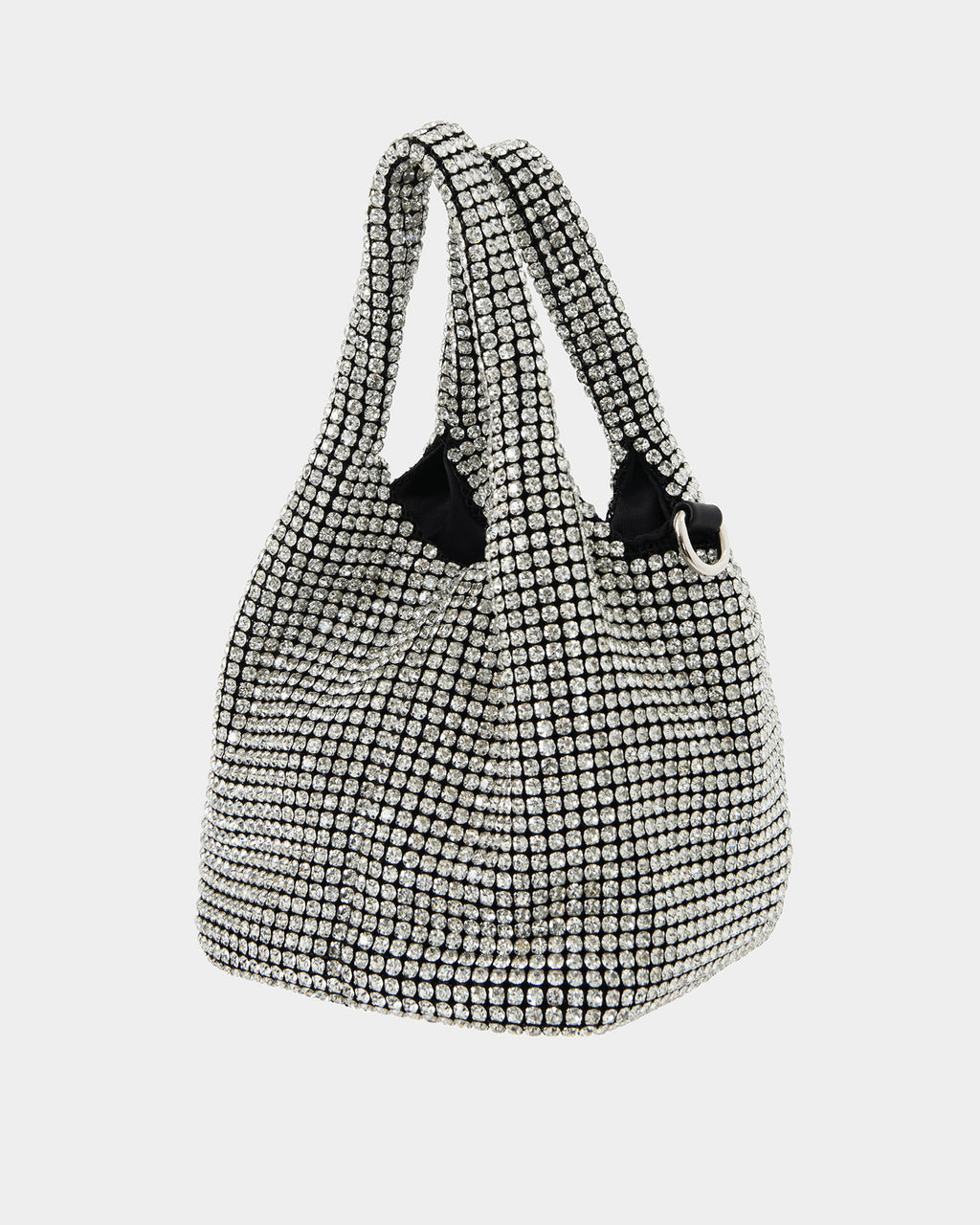 Kendall Crystal 2 Way Bag in metallic — product-only view 3