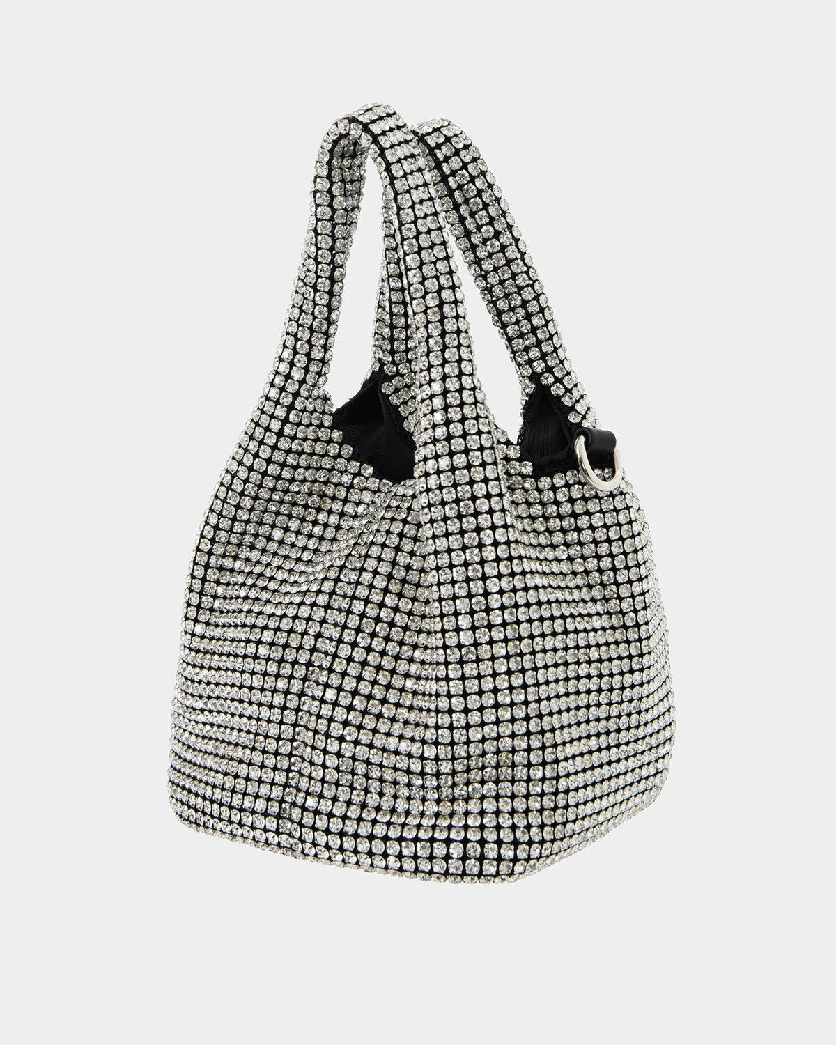 Kendall Crystal 2 Way Bag in metallic — product-only view 3