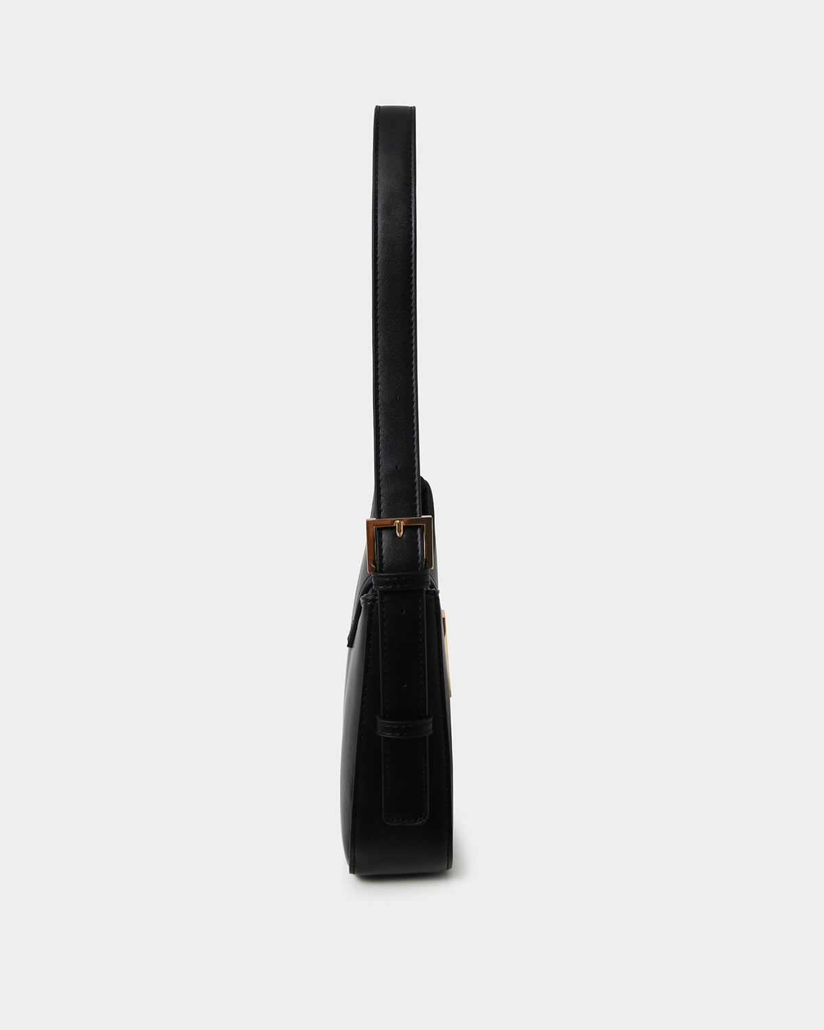 Jessica Shoulder Bag in black — product-only view 3