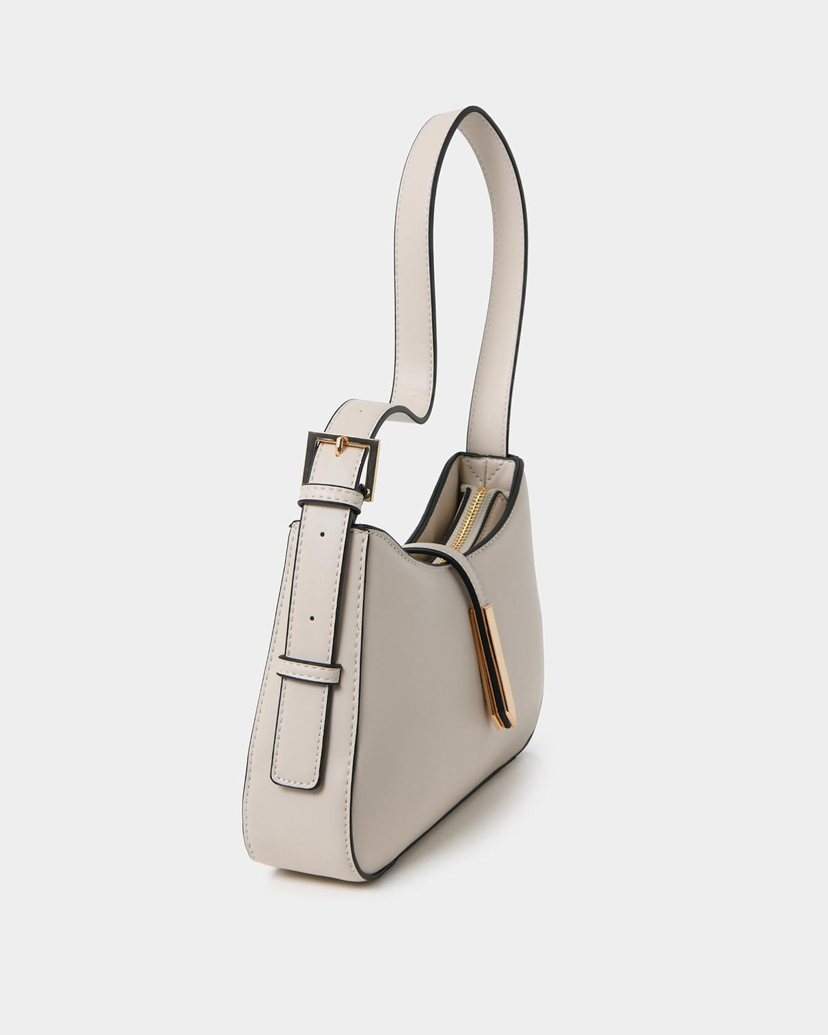 Jessica Shoulder Bag in bone — product-only view 2