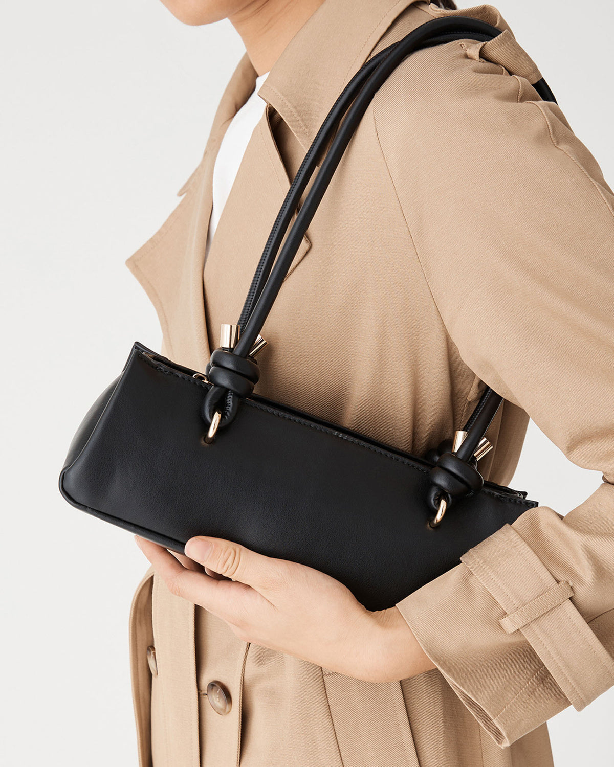 Osaka Knot Bag in black — view 1
