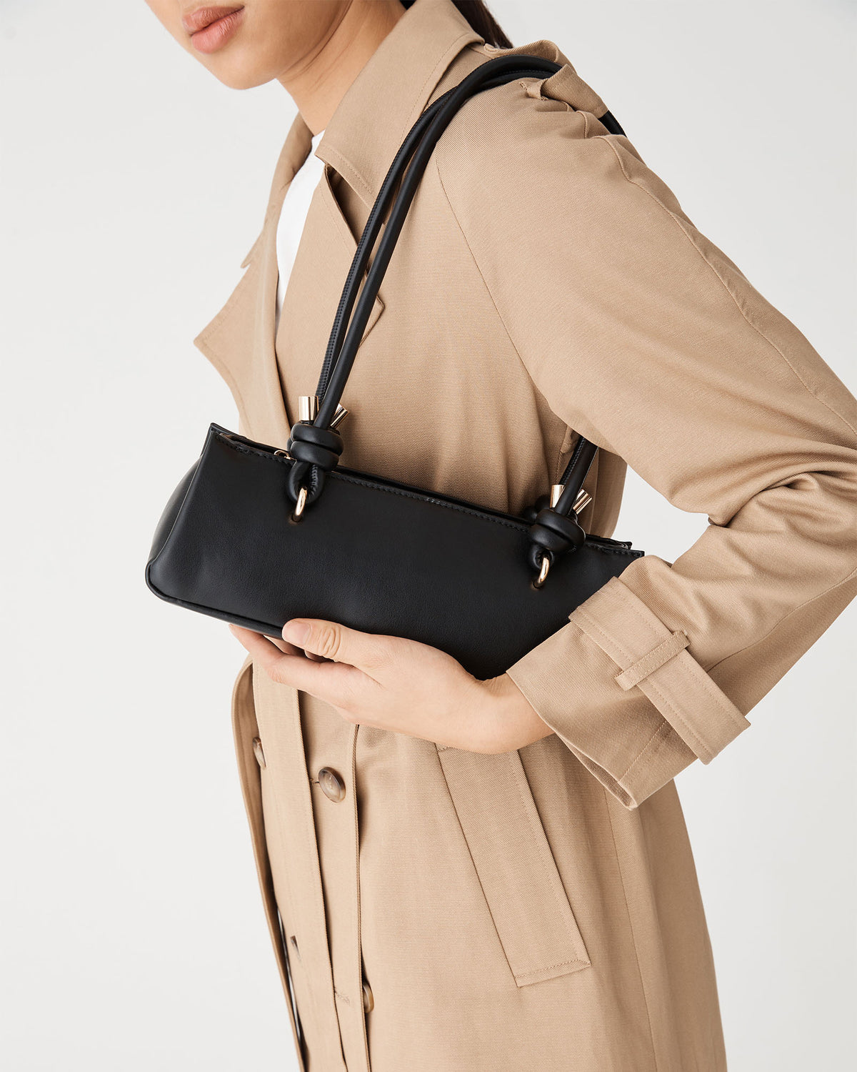 Osaka Knot Bag in black — view 2