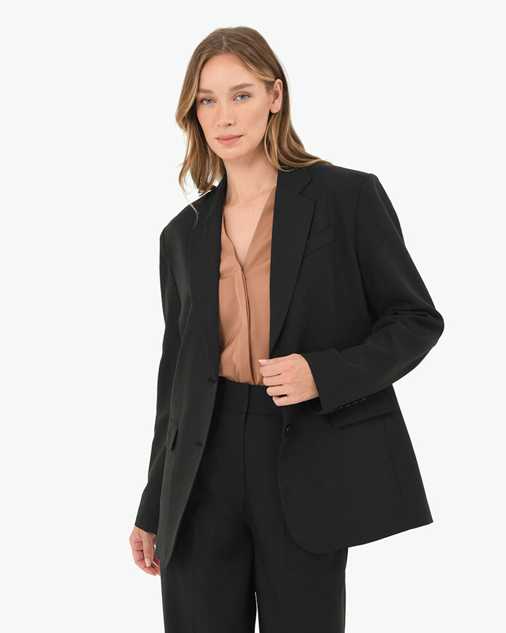 Star Relax Fit Blazer in black — close-up view