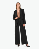 Star Relax Fit Blazer in black — full-length view