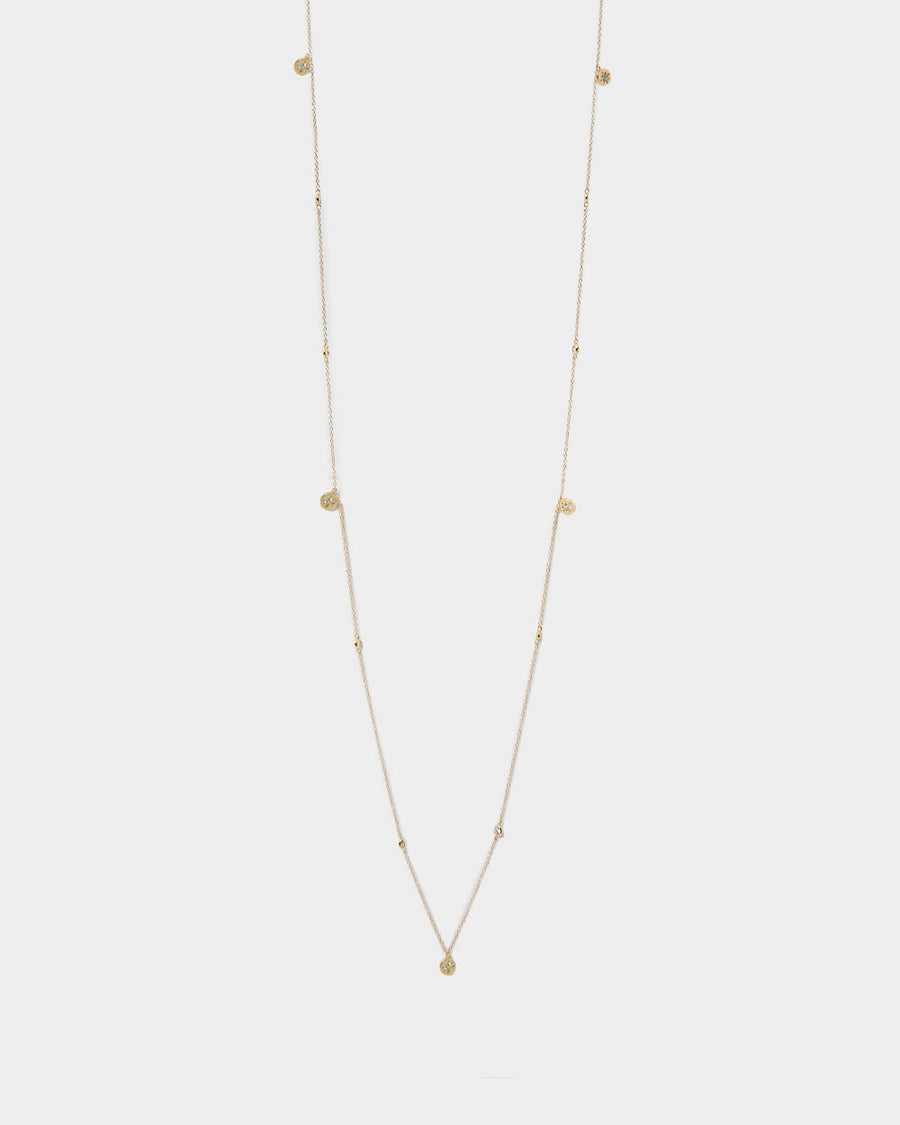 Harlie 16k Gold Long Necklace