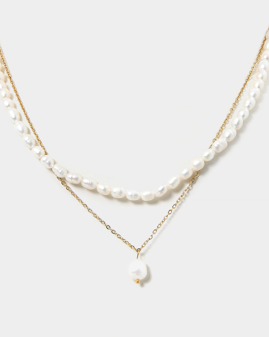 Nellie 16k Gold 2pc Necklace