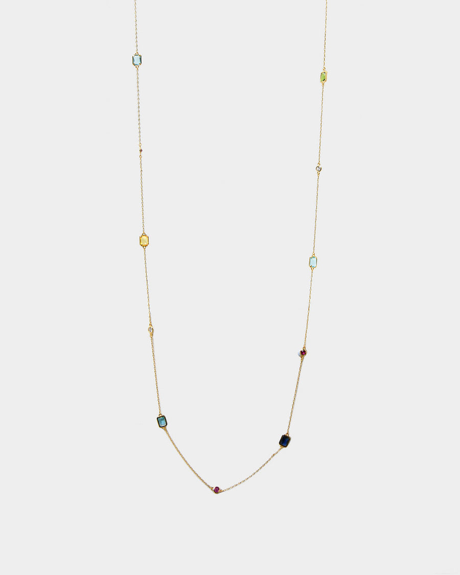 Rebecca 16k Gold Long Necklace