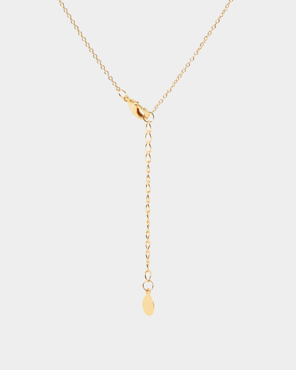 Macie 16k Gold Plated Necklace — fabric detail