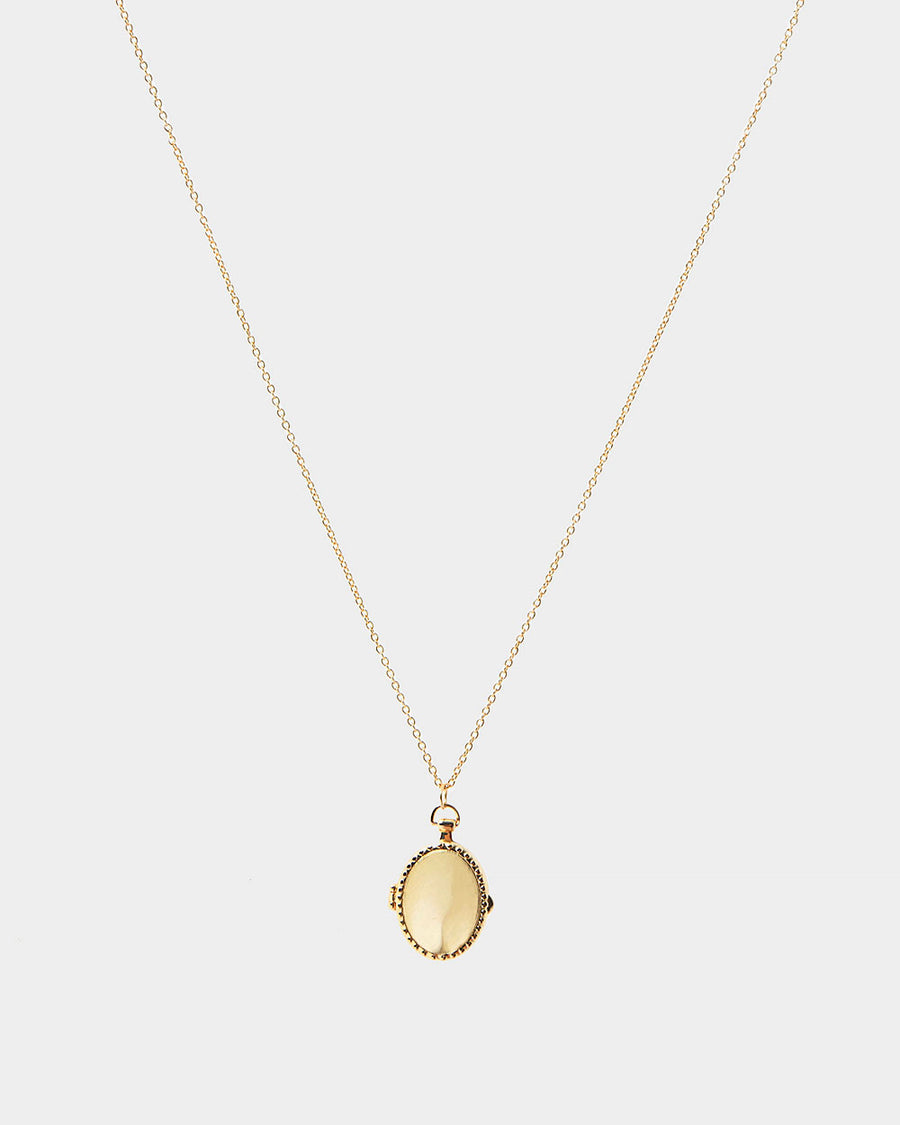 Iliana 16k Gold Long Locket — view 1