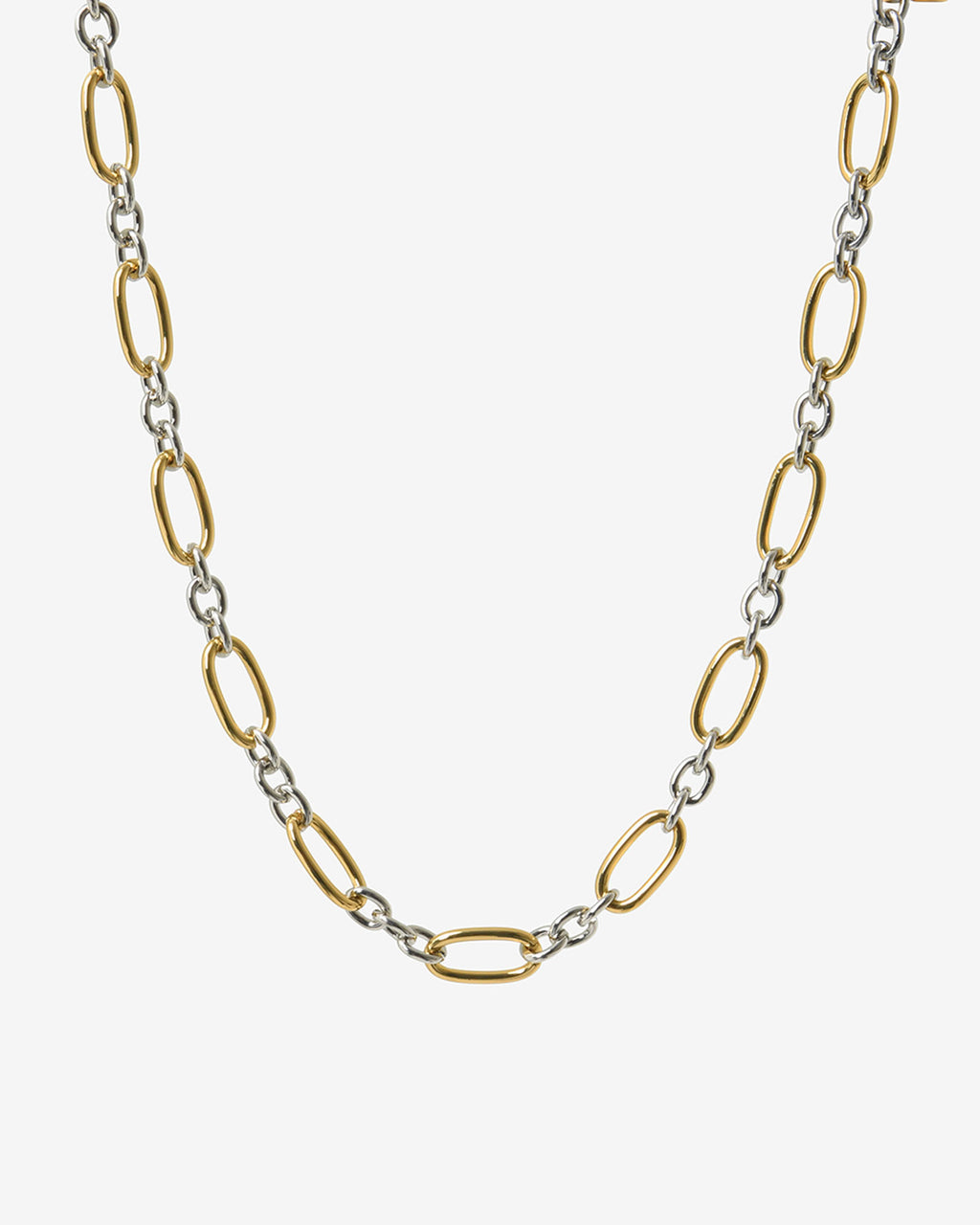 Amara Long Chain Necklace in gold — product-only view 2