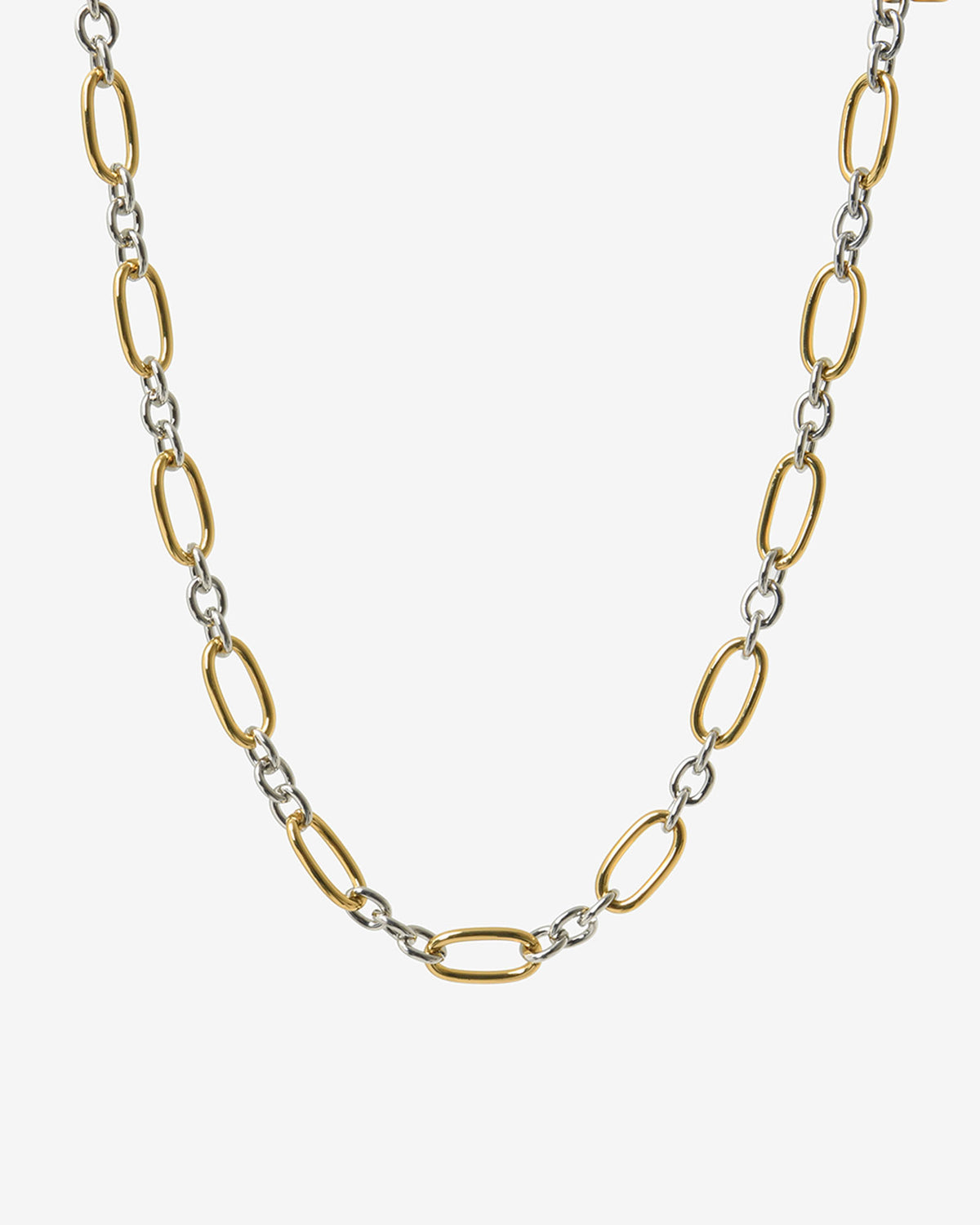 Amara Long Chain Necklace in gold — product-only view 2