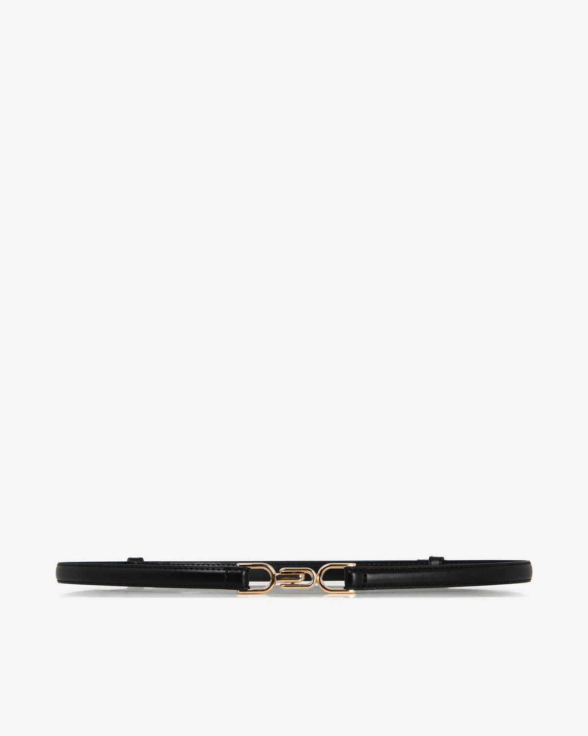 Hennessy Leather Belt in black obq1078 — product-only view