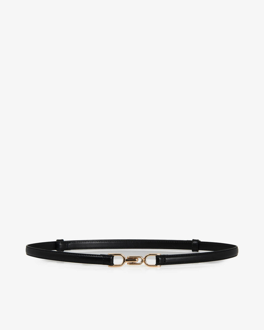 Hennessy Leather Belt in black obq1078 — product-only view 2