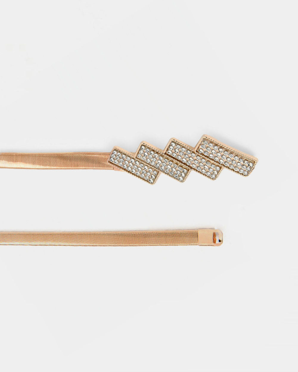 Yara Stretch Metal Belt — fabric detail