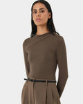 Alexis Leather Slim Belt