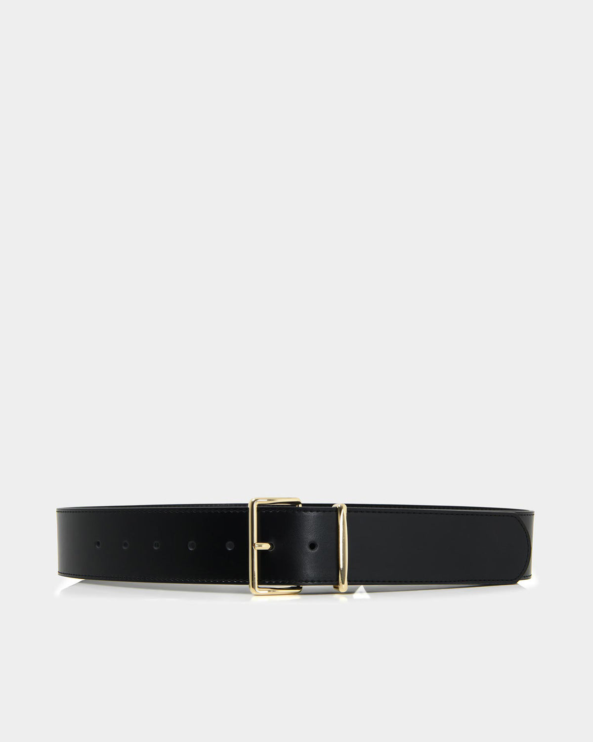 Benny Leather Belt in black — view 4