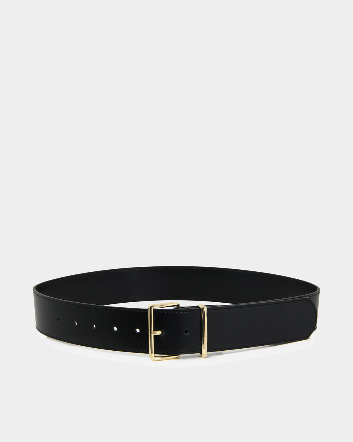 Benny Leather Belt in black — view 5