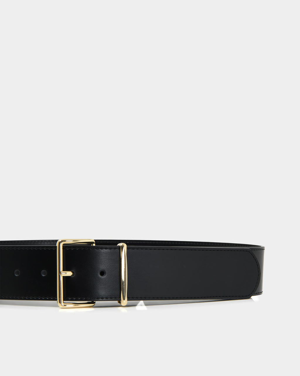 Benny Leather Belt in black — view 6