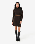 Bianka Leather Belt in leopard — view 1
